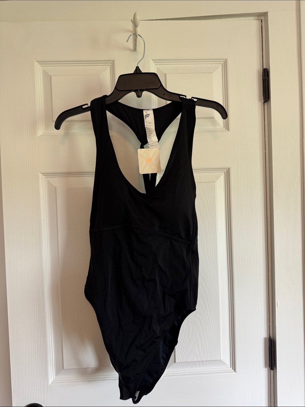 Fabletics Black One-Piece Swimsuit with Racerback Detail